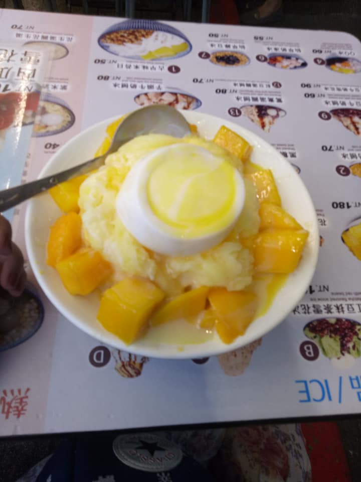 shaved ice cream